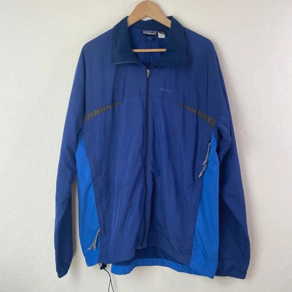 Patagonia Vintage Men's Integral Lightweight Zip Jacket in Horizon Blue Size XL